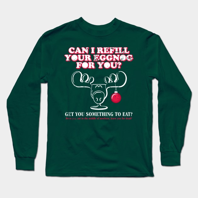 Christmas Vacation Eggnog (2020 variant) Long Sleeve T-Shirt by SaltyCult